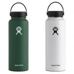Hydro Flask 40oz Wide Mouth Sage & White